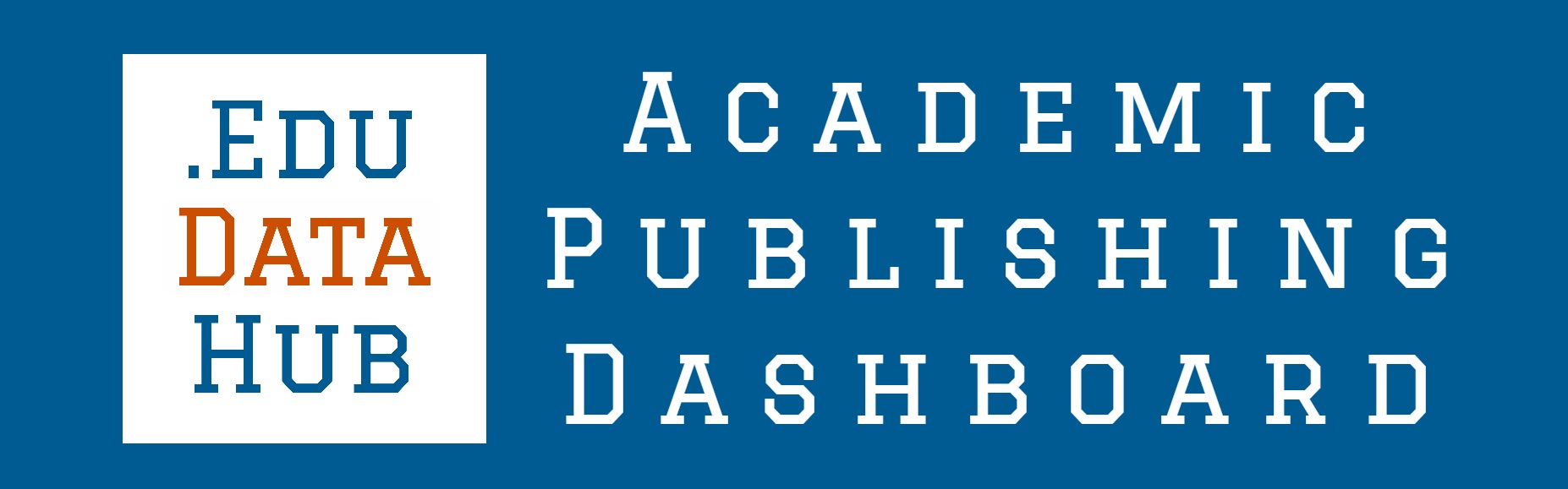 EduDataHub Academic Publishing Dashboard